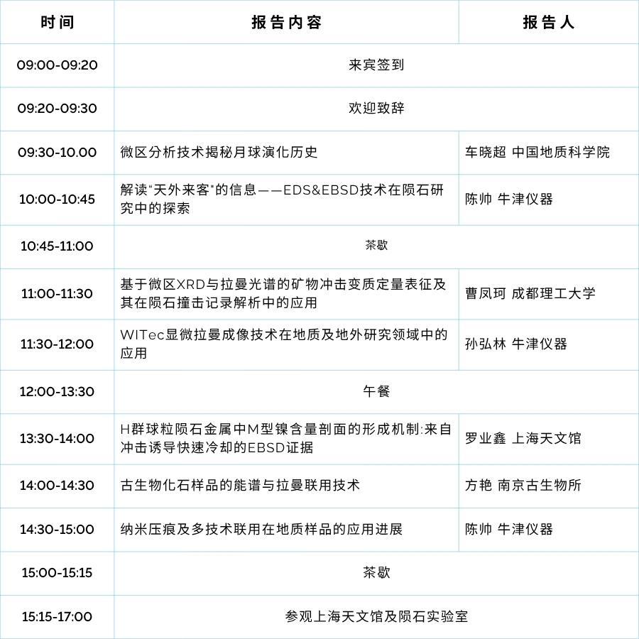 会议日程