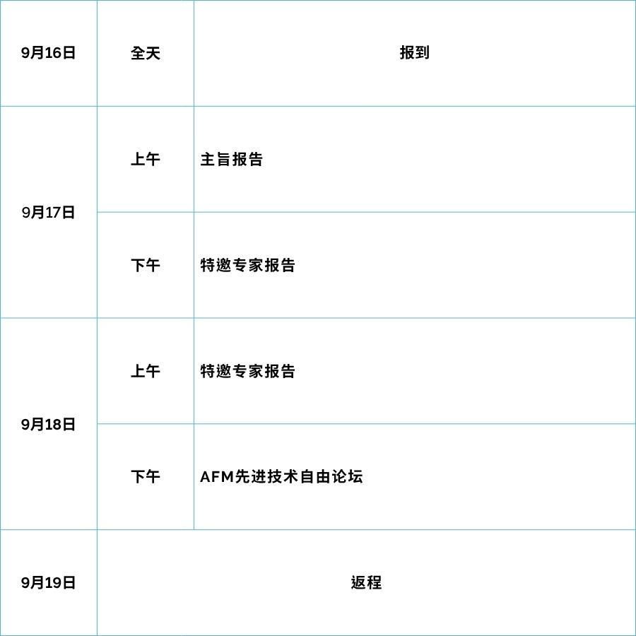 会议日程